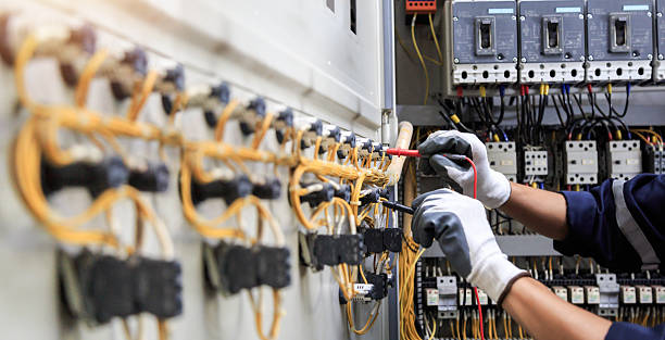 Professional Electrician technician working in Celina, TX
